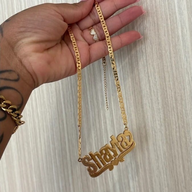 CUSTOM NAMEPLATE NECKLACE