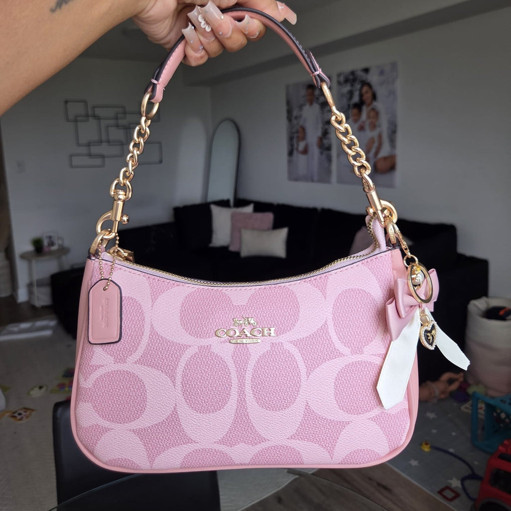 POWDER PINK C TERI BAG on hand ready to go