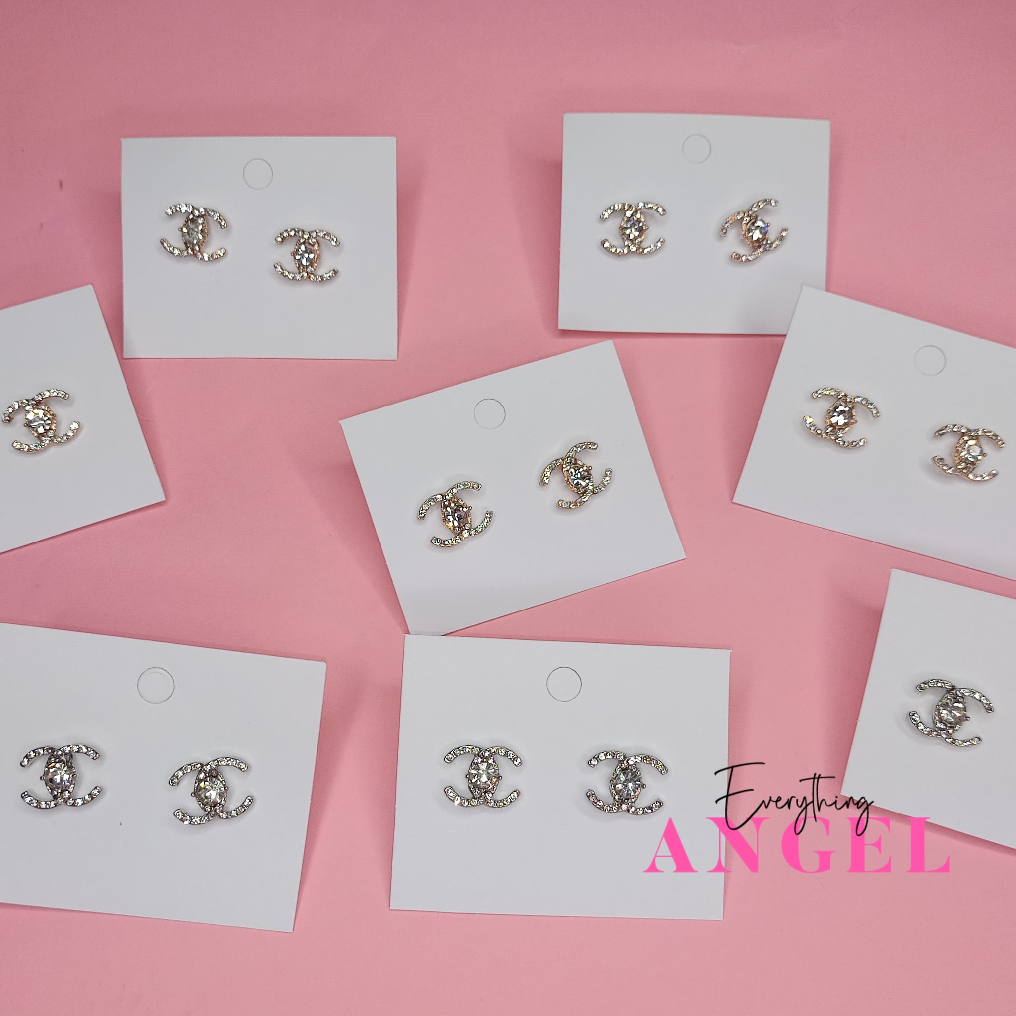 CC EARRINGS - BUY 1 GET 1 FREE - on hand ready to go